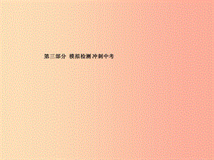 （德州專版）2019中考化學總復習 第三部分 模擬檢測 沖刺中考 階段檢測卷（二）課件 新人教版.ppt