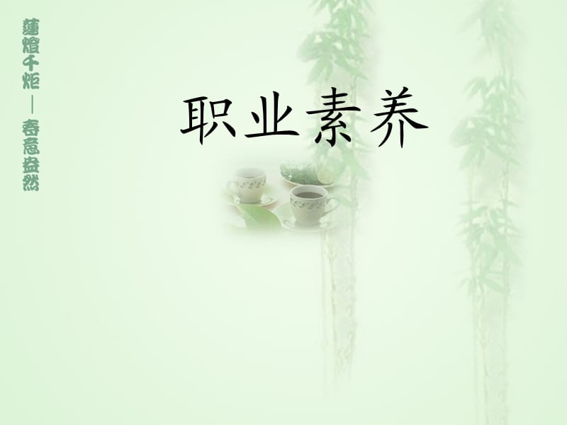 职业规划-职业素养.ppt_第1页