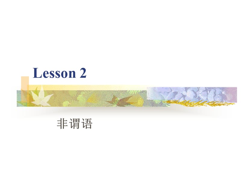 非谓语动词的时态与语态.ppt_第1页