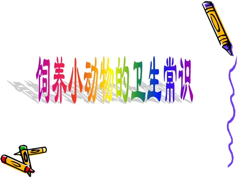 云教版保健三年级下册5饲养小动物的卫生常识.ppt_第1页