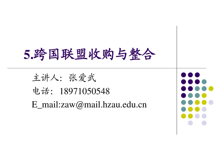 跨国联盟收购与整合.ppt_第1页