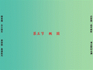 高考數(shù)學一輪復習 第8章 第5節(jié) 橢圓課件 理 蘇教版.ppt