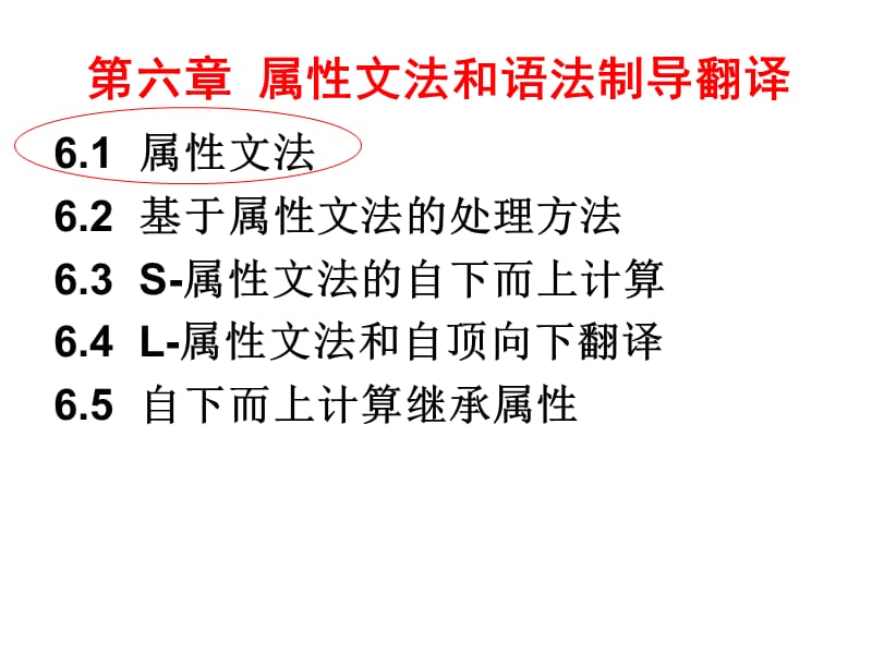 编译原理6-1-属性文法.ppt_第1页