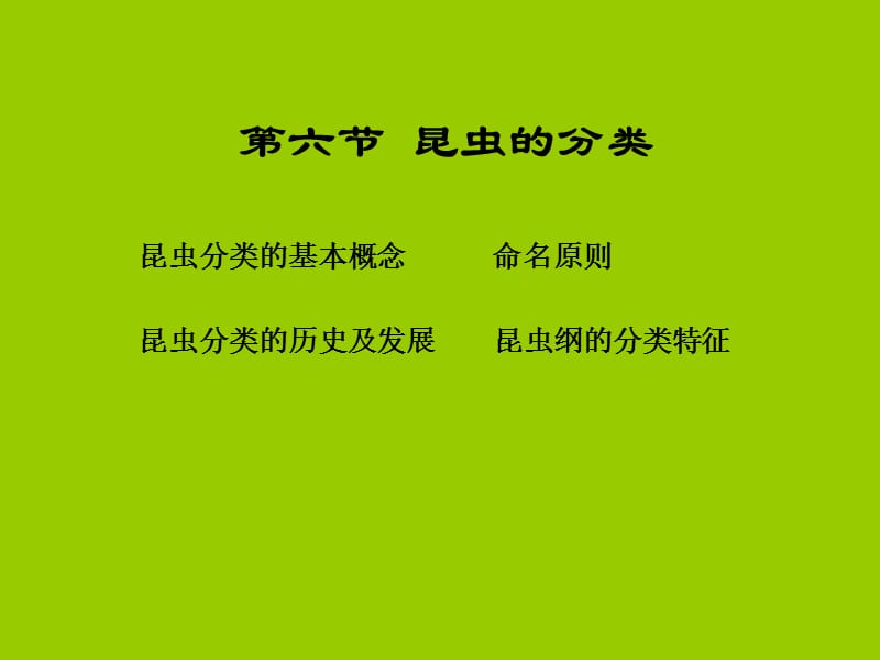 昆虫分类的基本概念_第1页