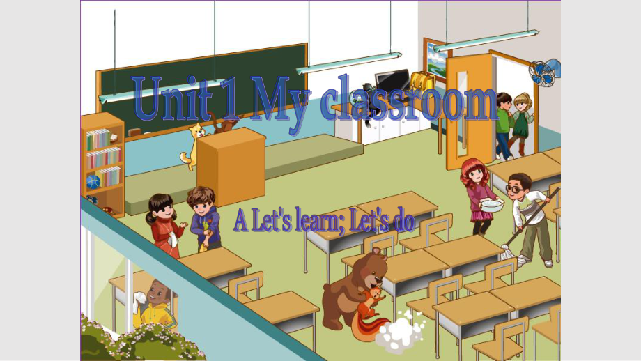 PEP人教版小学英语四年级上Unit1Alearn_第1页