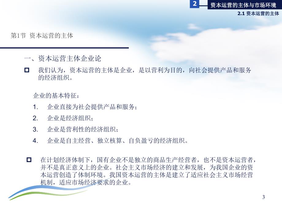 资本运营的主体与市场环境_第3页