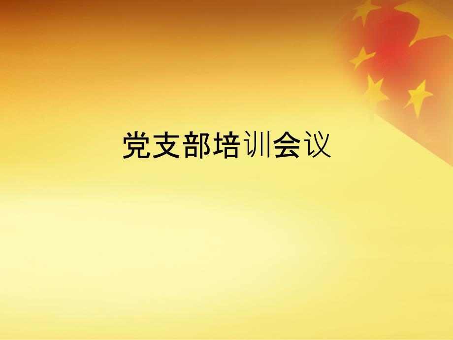 党支部培训_党团建设_党团工作_实用文档_第1页