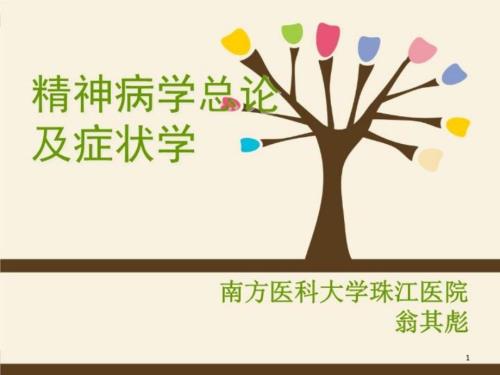 精神病學(xué)總論及癥狀學(xué)課件