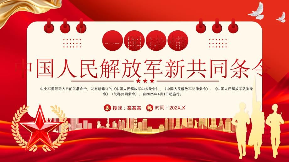 红色党政风一文读懂中国人民解放军新共同条令_第1页